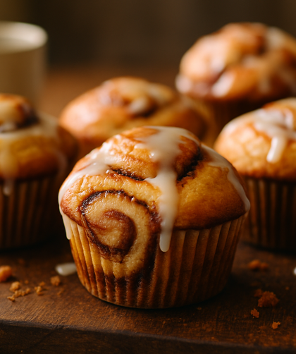 Cinnamon Roll Muffins