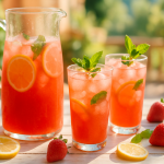 Homemade Strawberry Lemonade