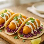 Fish Tacos Recipe – Crispy Baja-Style Tacos with Creamy Lime Sauce