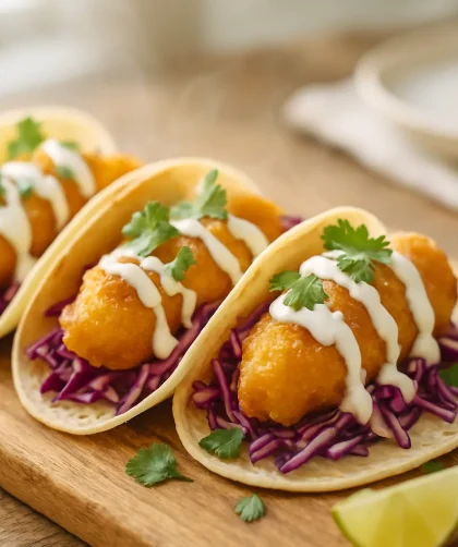Fish Tacos Recipe – Crispy Baja-Style Tacos with Creamy Lime Sauce